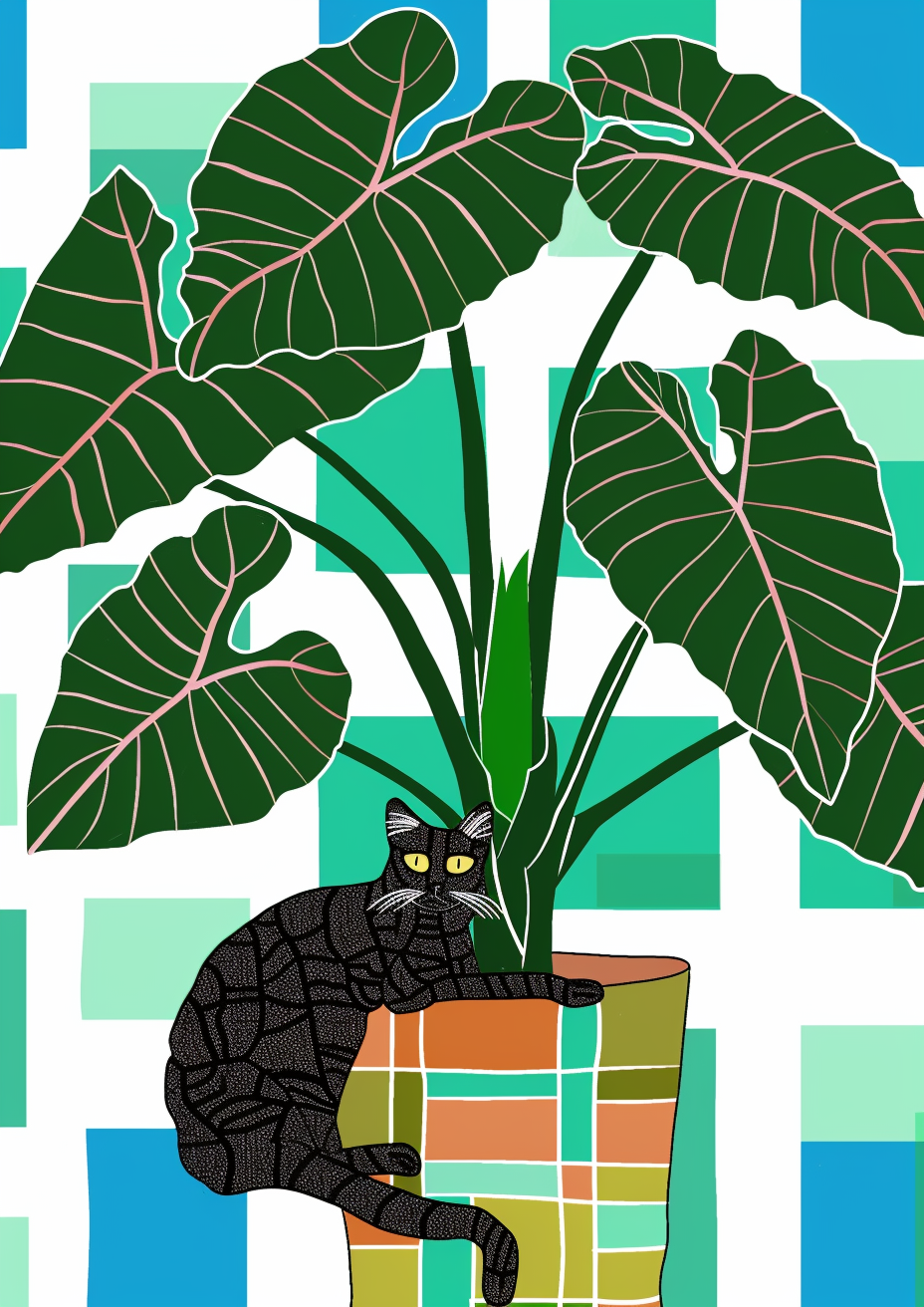 Affiche Chat Pixel Art 2