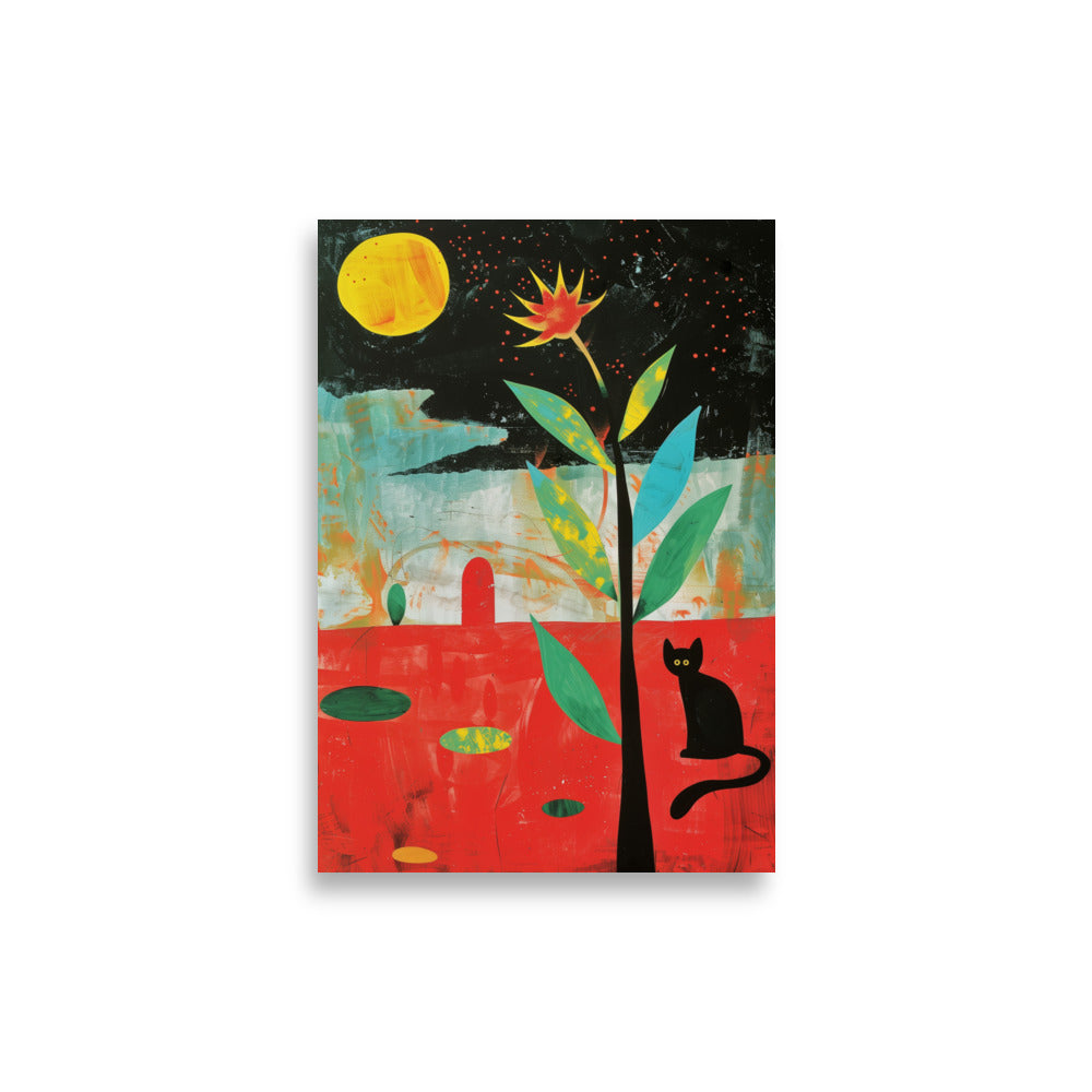 Affiche La Fleur qui Danse avec la Nuit