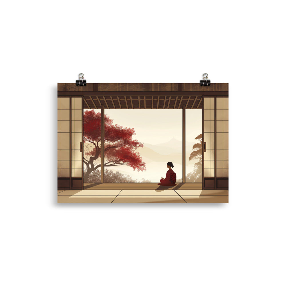 Affiche Automne au Japon