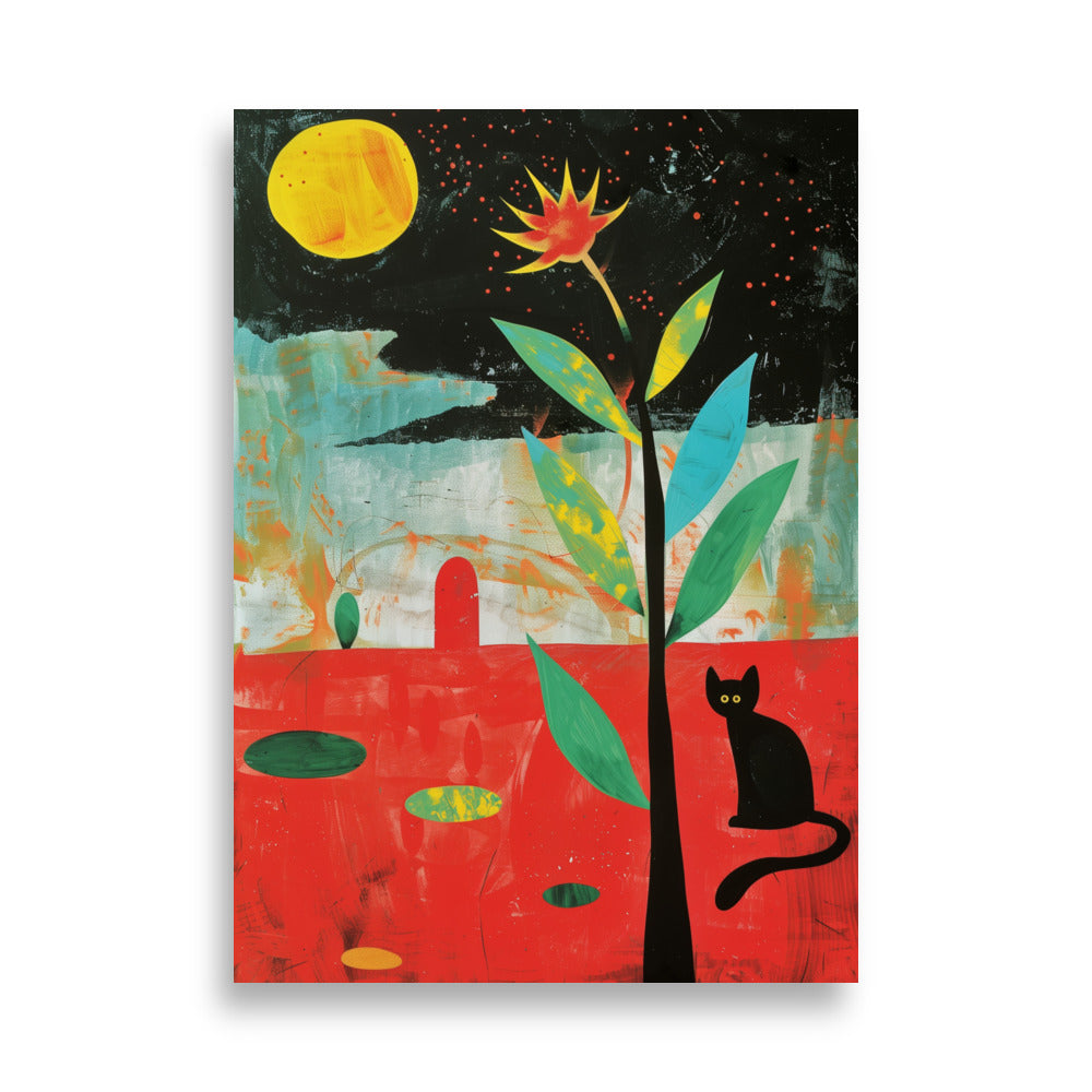 Affiche La Fleur qui Danse avec la Nuit