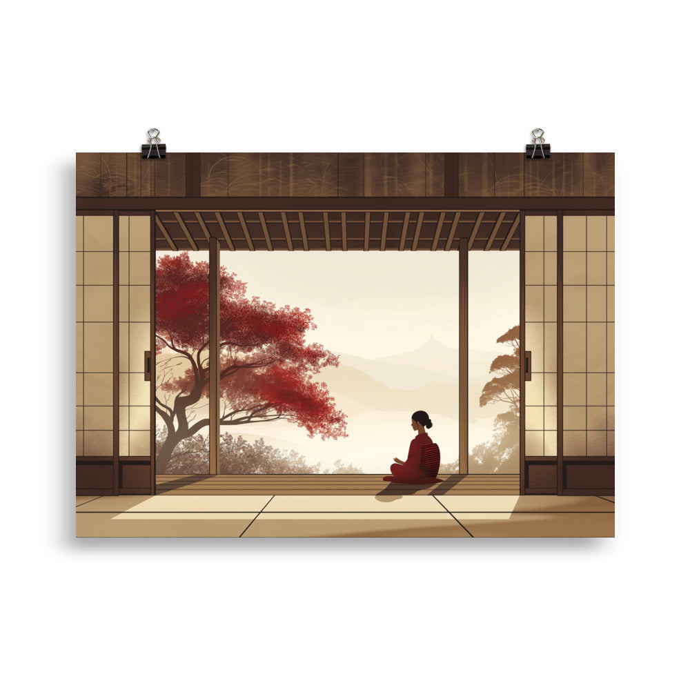 Affiche Automne au Japon