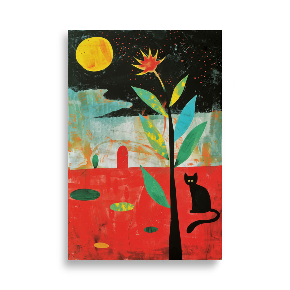 Affiche La Fleur qui Danse avec la Nuit