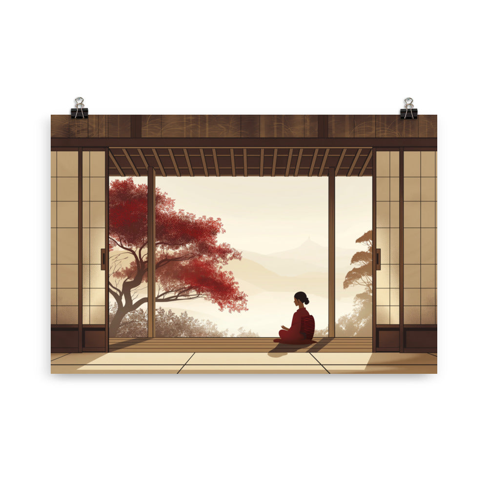 Affiche Automne au Japon