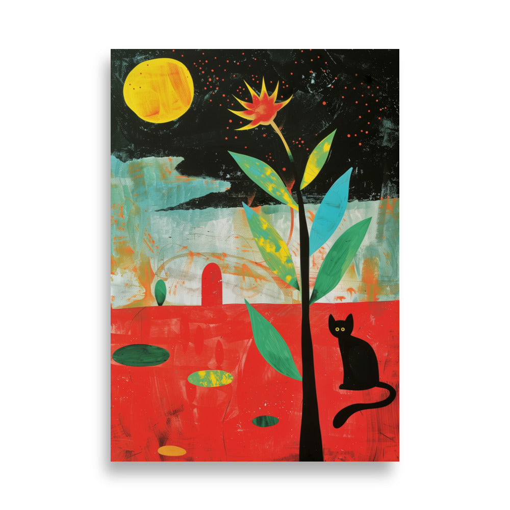 Affiche La Fleur qui Danse avec la Nuit