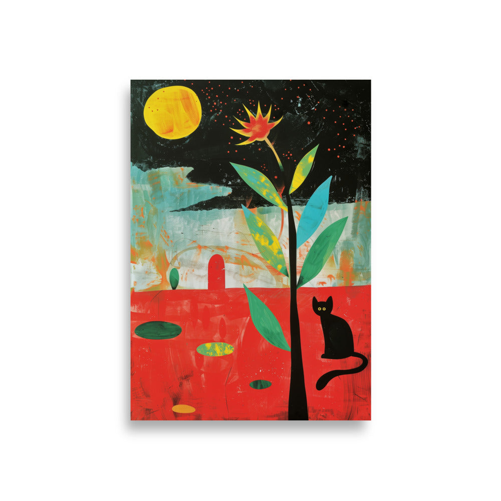 Affiche La Fleur qui Danse avec la Nuit