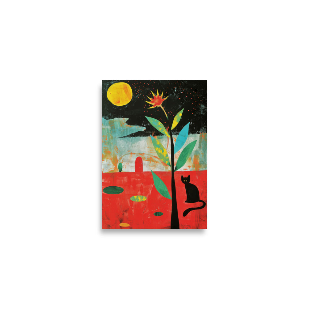 Affiche La Fleur qui Danse avec la Nuit