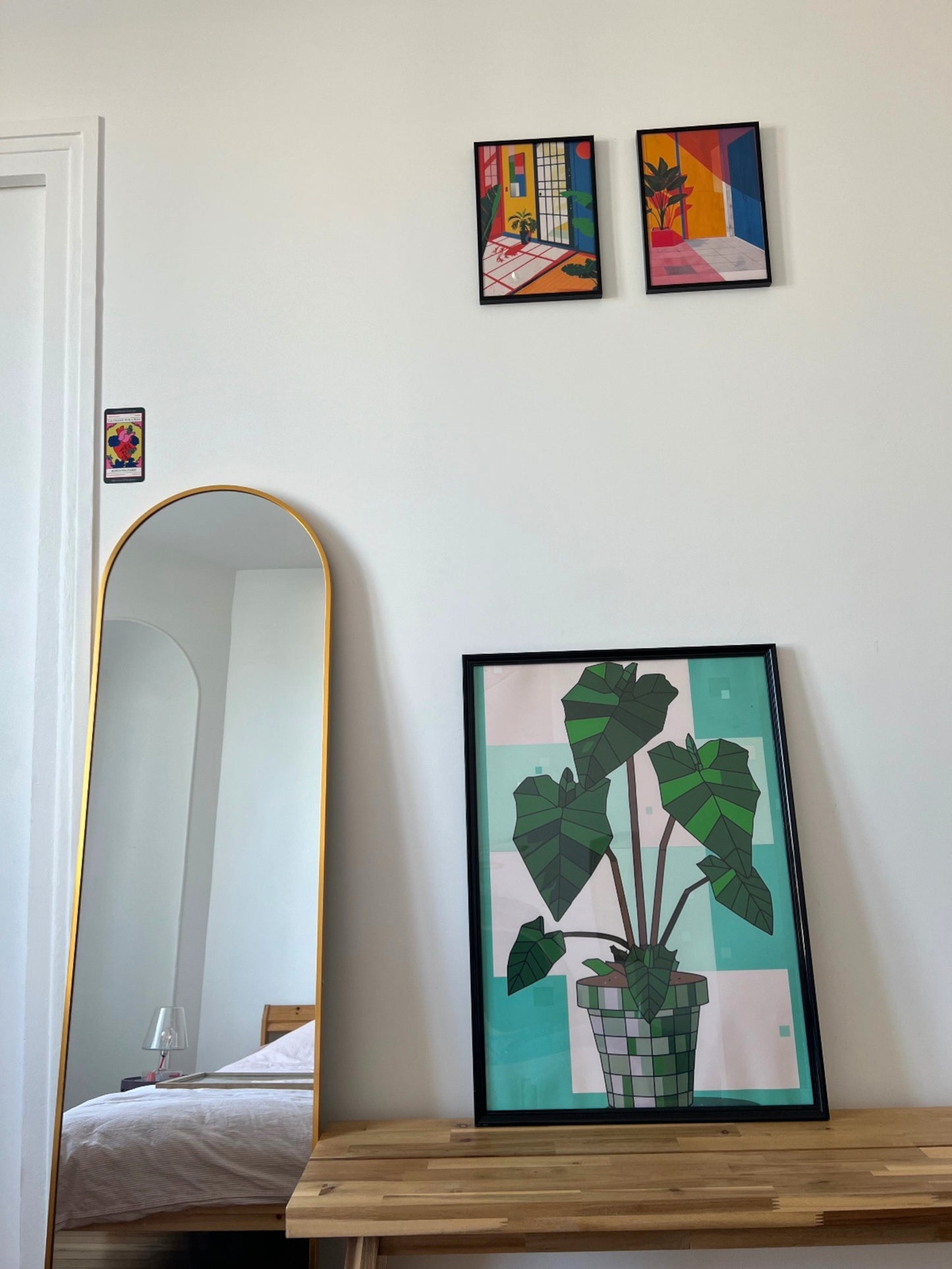 Affiche Alocasia Pixel Art