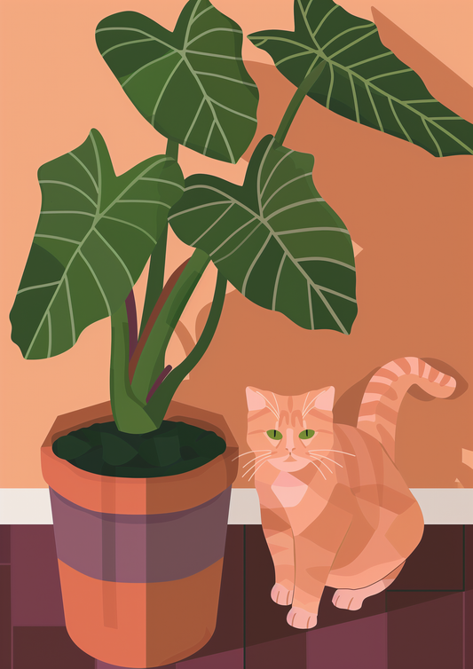 Affiche Chat Pixel Art