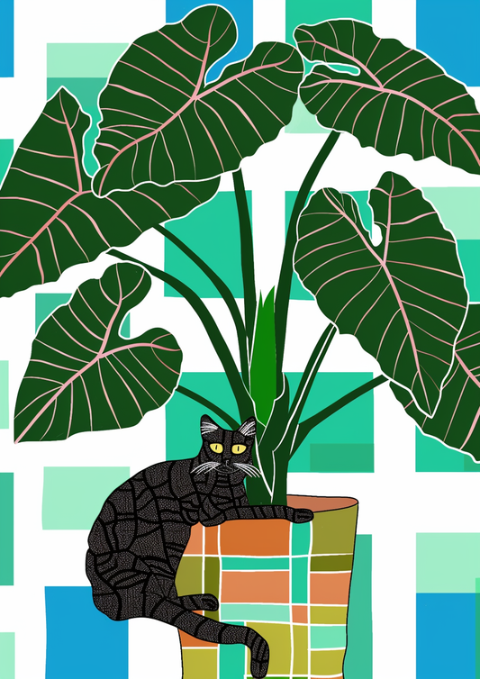 Affiche Chat Pixel Art 2