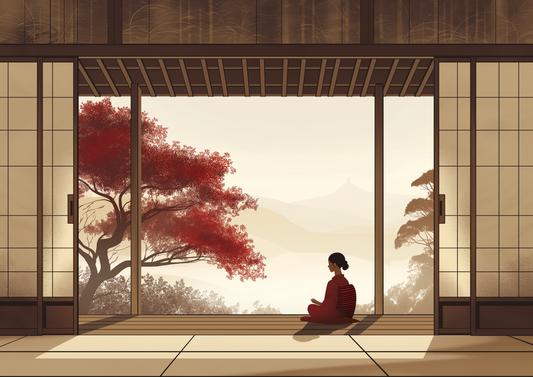 Affiche Automne au Japon